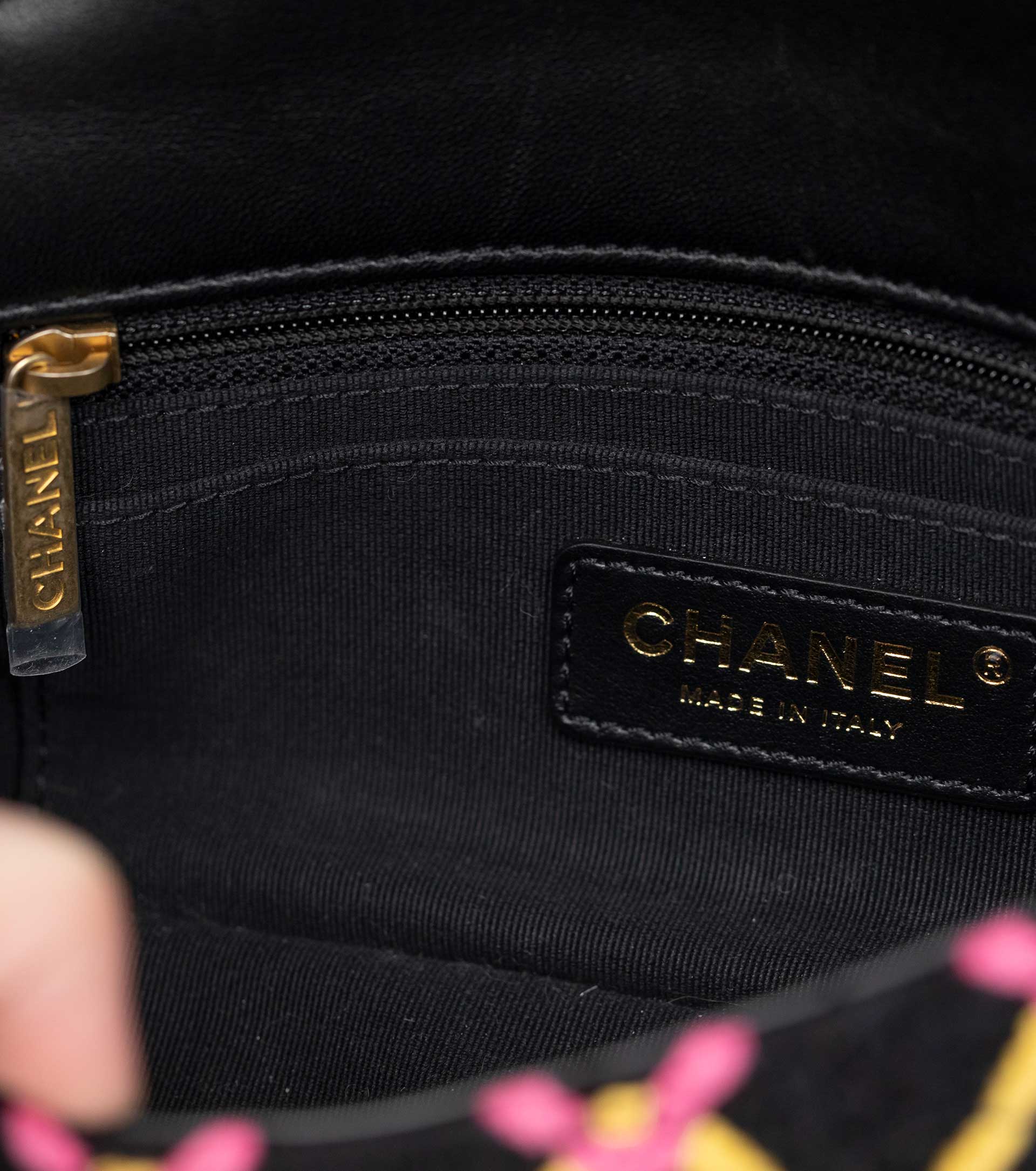 CHANEL, Bags, Chanel Mini Flap Bag With Top Handle Tweed Lambskin  Goldtone Metal Pinkecru